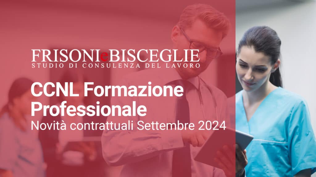 CCNL Formazione Professionale - Settembre 2024